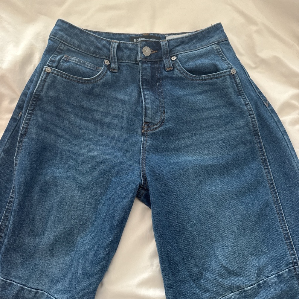 BCBGeneration Blue Denim Overalls High-Quality